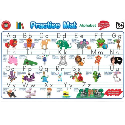Educational Posters/Practice Mats/Placemats-Learning can be fun -  ALPHABET