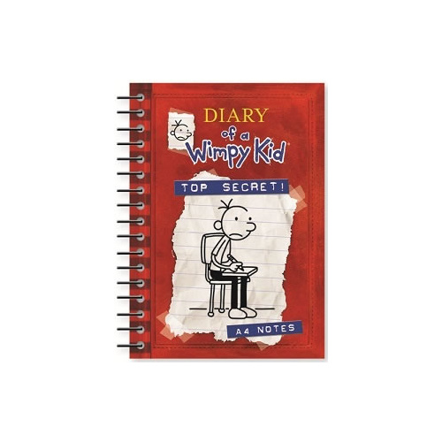Diary Of A Wimpy Kid A4 Note Book Red