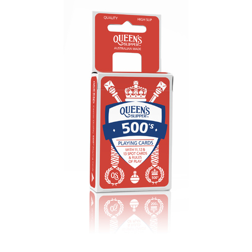 Queen's Slipper 500's Playing Cards