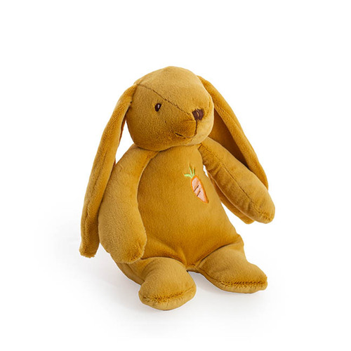 Yellow Caillie Bunny Soft Plush Fabric 26cmST With Sewn On Eyes