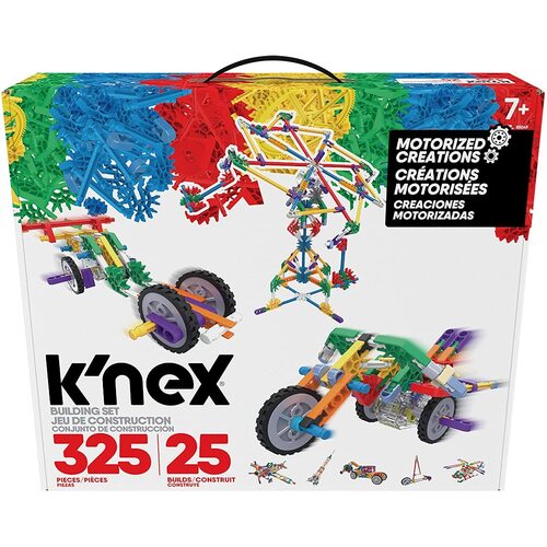 Knex Motorized Creations Building Set 25 Builds 325 Pieces - KN85049