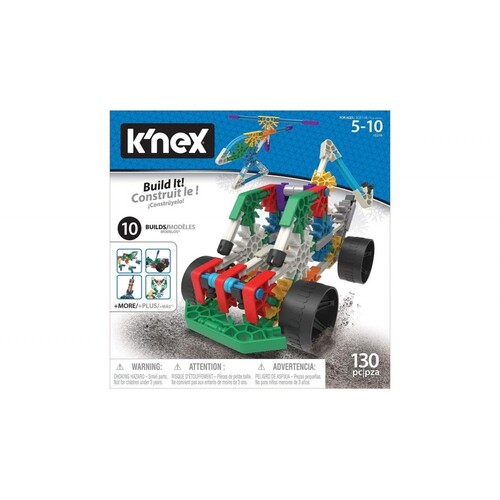 Knex Beginner 10 N 1 Building Set - 130 Pieces