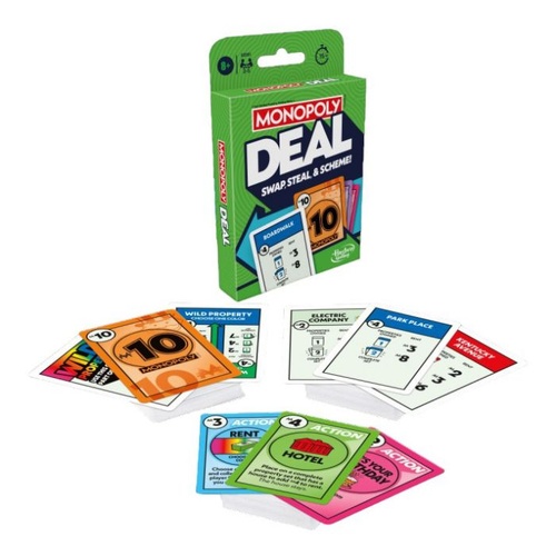 Monopoly DEAL Refresh Card Game Swap, Steal And Scheme 