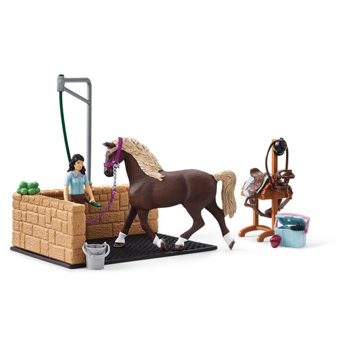 Schleich Horse Club - Washing Area with Emily & Luna