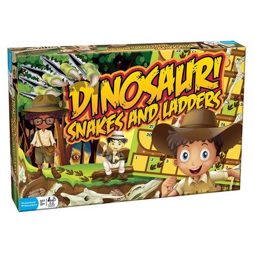 Outset Dinosaur Snakes and Ladders Board Game
