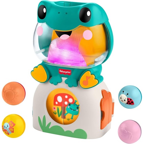 Fisher Price Seek & Find Frog Light-Up & Roll - MATJLB96