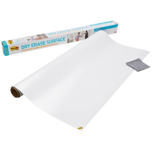 Post it Dry Erase Adhesive Surface 1800 x 1200mm 70007046942 - White
