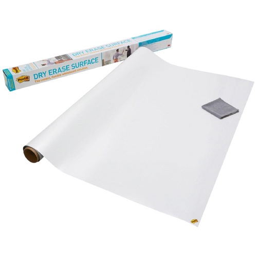 Post it Dry Erase Adhesive Surface 2400 x 1200mm 7100315924  - White