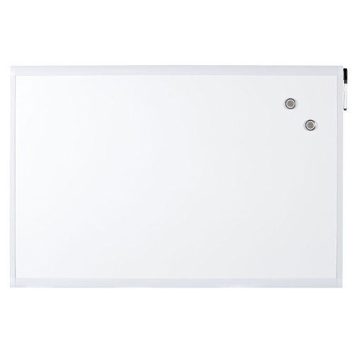 Quartet Basic Whiteboard 900 X 600mm With 2 Magnets & Marker - White